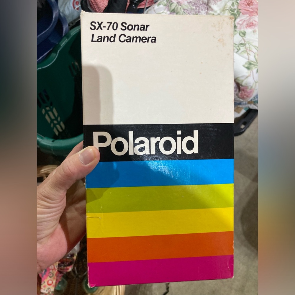 Vintage Polaroid Camera SX70 Sonar Land new in box